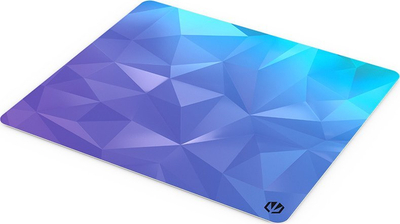 Mousepad lojërash Endorfy Crystal Blue L, 450x400mm, skaje të qepura, zi kaltër