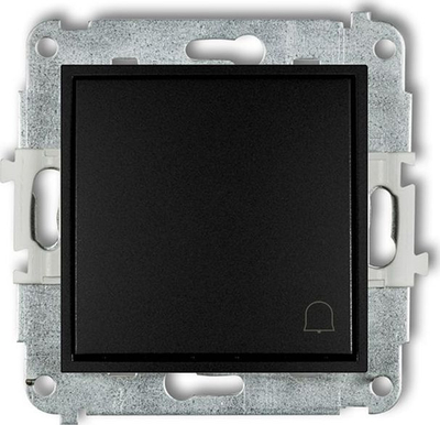 Çelës zile Mini 12MWP-4, për mur, mat, i zi