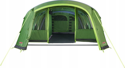 Çadër kampingu Coleman Weathermaster 6 XL, për 6 veta, BlackOut, jeshile
