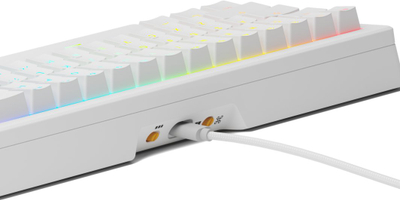 Tastierë gaming Glorious GMMK 3 HE 65%, mekanike, RGB, e bardhë