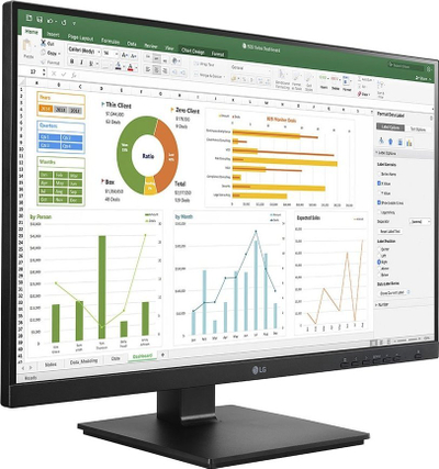 Monitor LG 24BN65YP-B, 24", Full HD, i zi
