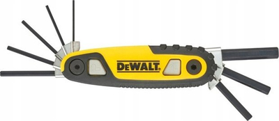 Set çelësa inbus palosës DeWALT, 8 pjesë, metric