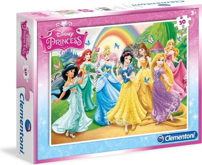 Puzzle Clementoni Princess, 33.5 x 23.5 cm, 30 elemente
