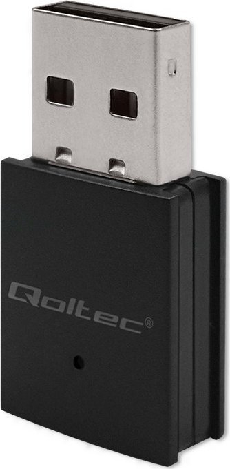 Adapter Wi‑Fi edhe Bluetooth Qoltec Ultra Fast Wireless Mini, USB 2.0, AC, i zi