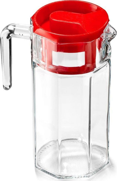 Ibrik universale pa markë, 1.5L, me dorezë dhe kapak, transparent