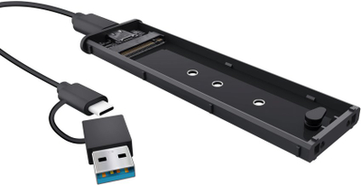 Kuti eksterne për SSD M.2 Trust 25806, USB C, alumini, gri