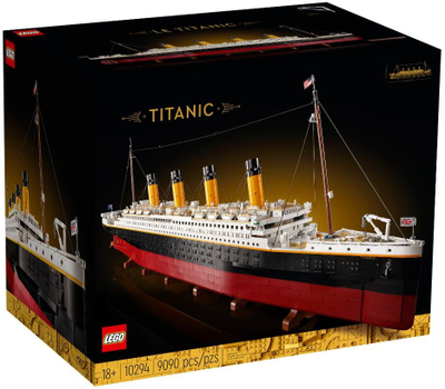 Set LEGO Icons Titanic 10294, model koleksionues, mbi 9000 pjesë, shumëngjyrësh