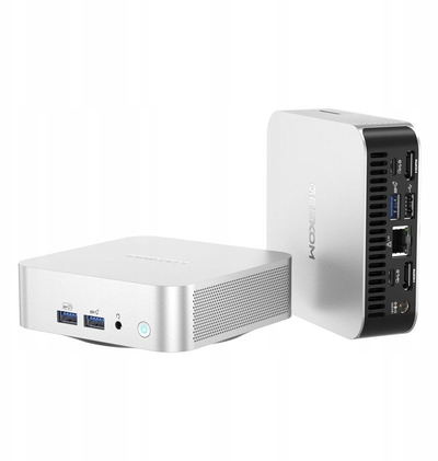 Mini PC GEEKOM A6, Ryzen 7 6800, 16GB RAM, 1TB SSD, Windows 11 Pro, ngjyrë argjendtë