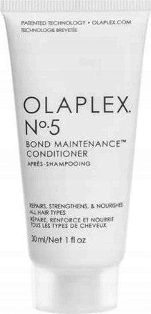 Balsam flokësh Olaplex No 5 Bond Maintenance, riparues, 30ml, i bardhë
