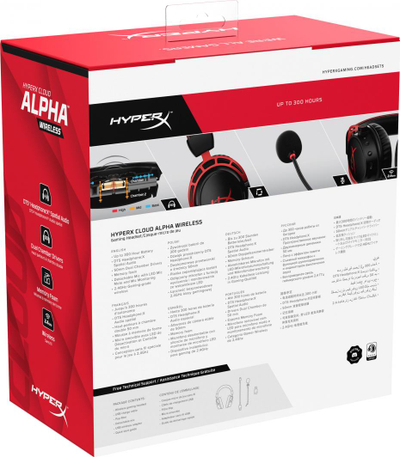 Kufje HyperX Cloud Alpha Wireless (4P5D4AA), të zeza