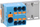 Bllok shpërndarës Phoenix Contact PTFIX 10/6X4 NS35 BU 3273594, montim në shinë DIN, blu