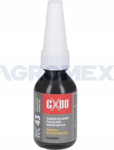 Ngjitës bllokues fileto CX80 Threadlocker, forcë mesatare, 10 ml, i kuq