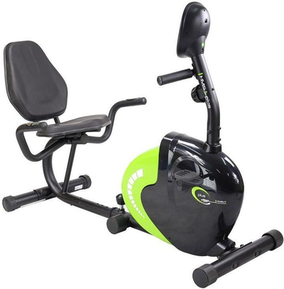 Biçikletë magnetike HMS R9259 Plus, 120kg, 142 x 65 x 98 cm, e zezë, e verdhë
