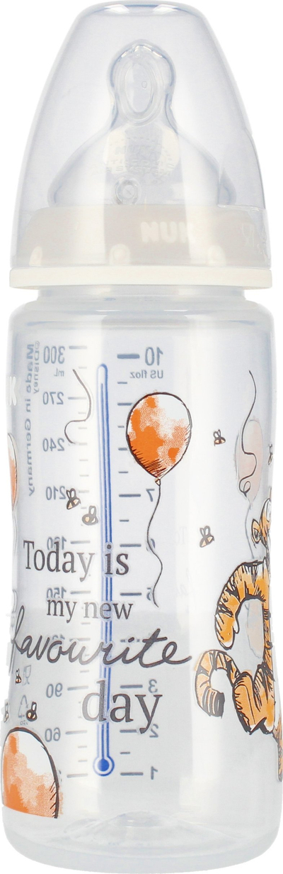 Biberon NUK Kubus, 300ml, 0-6 mujsh, blu