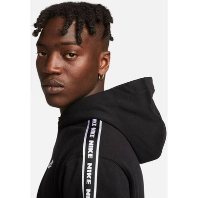 Bluzë me kapuç Nike Club Fleece GX, pambuk, e zezë
