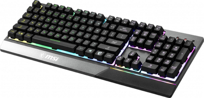 Tastierë gaming MSI Vigor GK30, MEMchanical, RGB, layout DE, e zezë