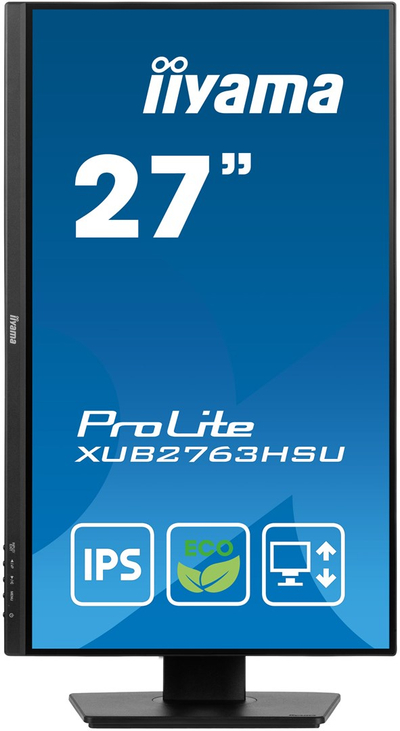 Monitor iiyama ProLite XUB2763HSU-B1, 27", 1920 x 1080, 100 Hz, i zi
