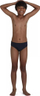 Rroba banje çunash Speedo Essential Endurance+ Brief, thahen shpejt, i bëjnë ballë klorit, blu e errët