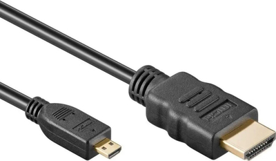 Kabllo HDMI PremiumCord Micro HDMI, 2m, Full HD 1080p, i zi