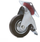 Rrotë plastike WHEEL D100 PL ST18100, diametër 100mm, gri