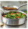 Tigan sauté De Buyer Alchimy, 28 cm, çelik inox shumë shtresor, ngjyrë argjendtë