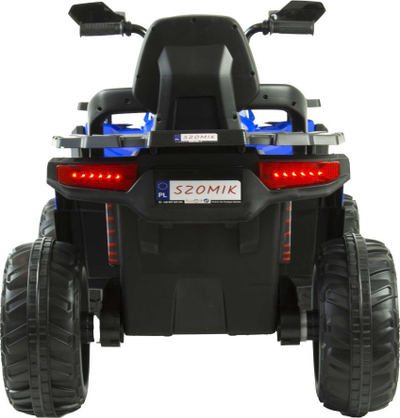 Quad elektrik për kalamaj 4x4, me telekomandë, LED, Bluetooth, blu me zi