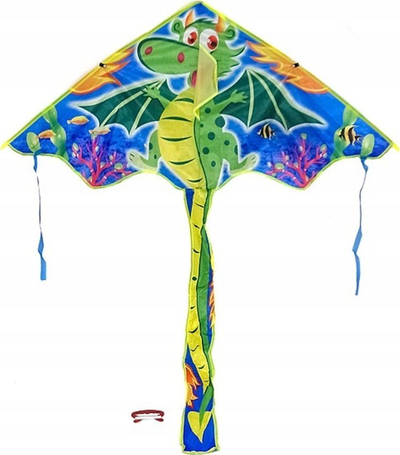 Fluturakë Adar Dragon, 140cm, pëlhurë poliestër, shumëngjyrëshe
