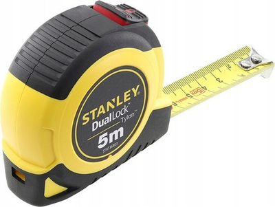 Metër xhepi Stanley Dual Lock Tylon STA036803, 5 m, 19 mm, verdh e zi