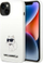 Futrollë Karl Lagerfeld KLHCP14MSNCHBCH për iPhone 14 Plus, silikon, e bardhë