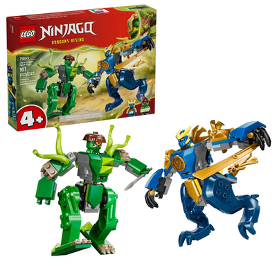 Set lodër LEGO Ninjago Jay Dragon Mech 71853, ndërtim figurina, shumëngjyrësh