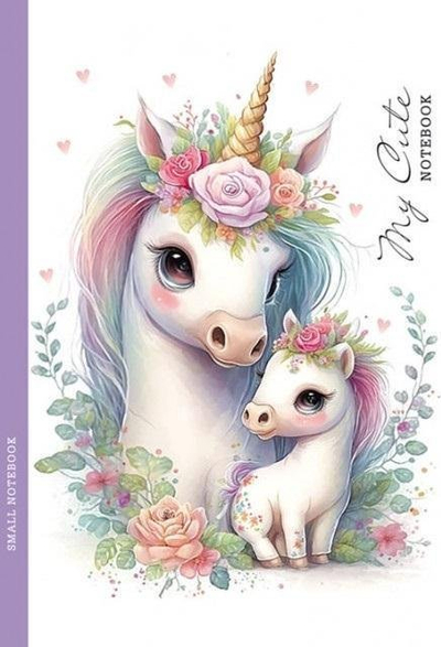 Fletore FRESH Notebook Unicorns, 128x165mm, 48 fletë me katrorë, shumëngjyrëshe