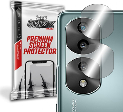Mbrojtës kamere GrizzGlass për Honor 70 Pro Plus, xham hibrid, set me 2 copë, transparent