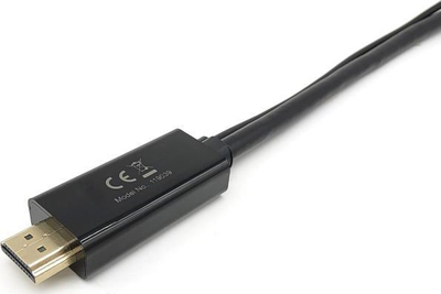 Adapter HDMI në DisplayPort Equip, kabllo-adapter, i zi