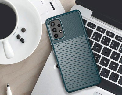 Kopertinë telefoni Hurtel Thunder Case Nokia 5.4, TPU fleksibël, mbrojtje e përforcuar, blu