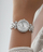 Orë dore për femra Guess Ribbon GW0838L1, e argjendtë