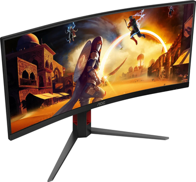 Monitor gaming AOC CU34G4, 34\", Wide Quad HD, i lakuar, i zi