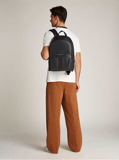 Çantë shpine për meshkuj Tommy Hilfiger, e zezë