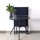 Tavolinë gjysmë rrethore Oskar Modernity, xham i fortë, 70 x 40 cm, e zezë