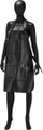 Професионална престилка Activeshop Black Apron K-508, отпорна на дамки, црна