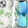 Mbrojtëse telefoni Tech-Protect Magmood MagSafe për iPhone 14, transparente, me lule të bardha