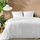 Set krevati Douceur d'Intérieur Heltie White, 240x220 cm, mikrofibër, i bardhë
