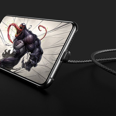 Kabllo kariku Usams Gaming Lightning, 1.5m, 2A, e zezë