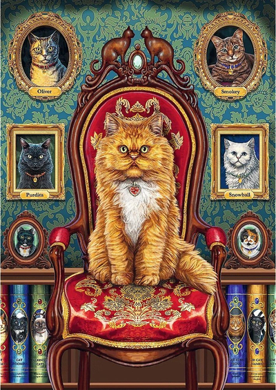 Puzzle Trefl Magic Collection Mad About Cats, 1000 copa, shumëngjyrësh