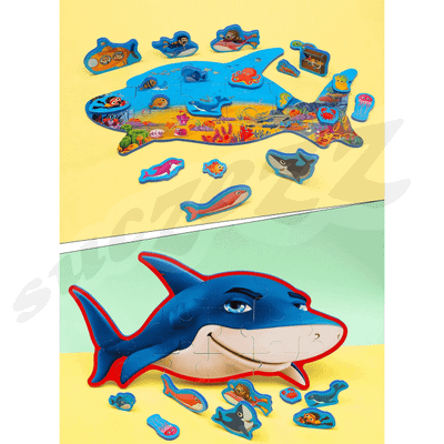 Puzzle shkumëz Puedo Sea World, 35 pjesë, me dy anë, shumëngjyrësh
