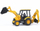 Lodër Bruder JCB Midi CX 02427, e verdhë