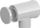 Lok kthyes koncentrik Ricom ELBOW PP AL 87ST, DN60 100x80 125, me inspektim, i kuq