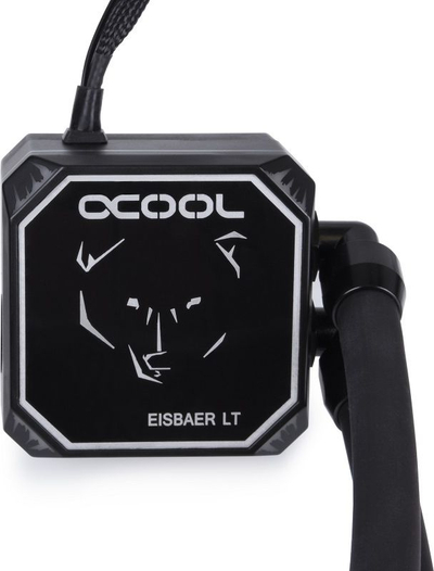 Sistem ftohjeje me ujë Alphacool Eisbaer Aurora LT240, 240mm, ARGB, i zi