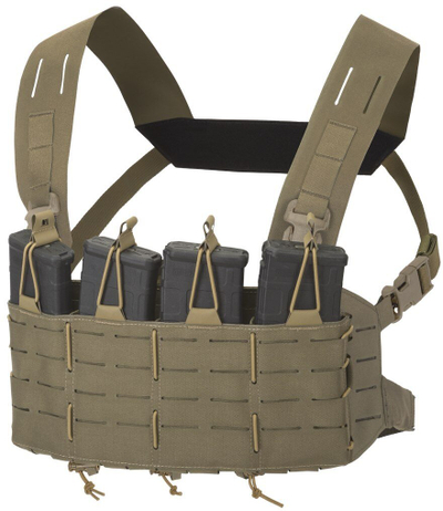 Chest rig taktik Helikon-Tex Tiger Moth, Cordura, coyote brown