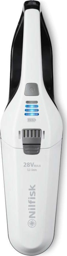 Fshesë me korent vertikale Nilfisk Easy 28Vmax, pa qese 0.6L, 170W, e bardhë