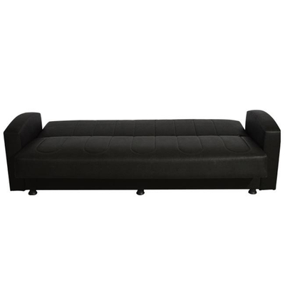 Set divanësh Dimos (2 + 3 ulëse), PU HM11218, zezë